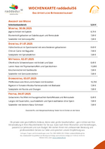 Restaurantkarte ab dem 30.06.2025