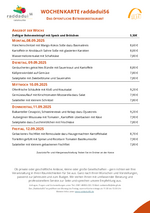 Restaurantkarte ab dem 08.09.2025