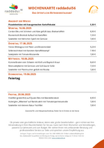 Restaurantkarte ab dem 16.06.2025