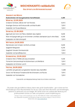 Restaurantkarte ab dem 22.09.2025
