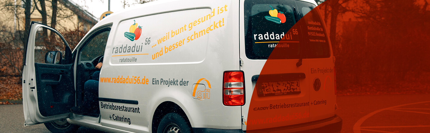 Header: Catering-Fahrzeug der raddadui56